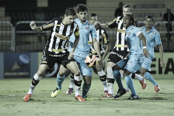Botafogo busca a segunda vitória consecutiva contra o Santos, que quer se recuperar no campeonato