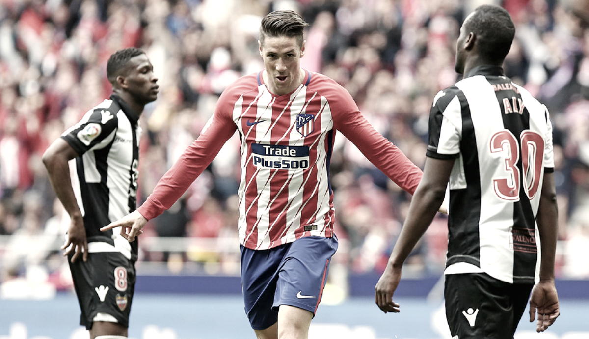 El 'Niño', en el top cinco de los goleadores del Atlético