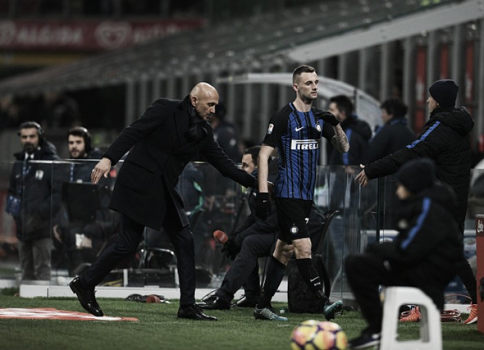 Spalletti minimiza reação do meia Brozovic ao ser substituído em empate da Inter: "É normal"