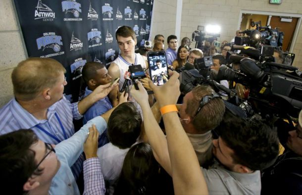 Mario Hezonja, en el 'Media Day' de Orlando: "La NBA es como un deporte totalmente diferente"