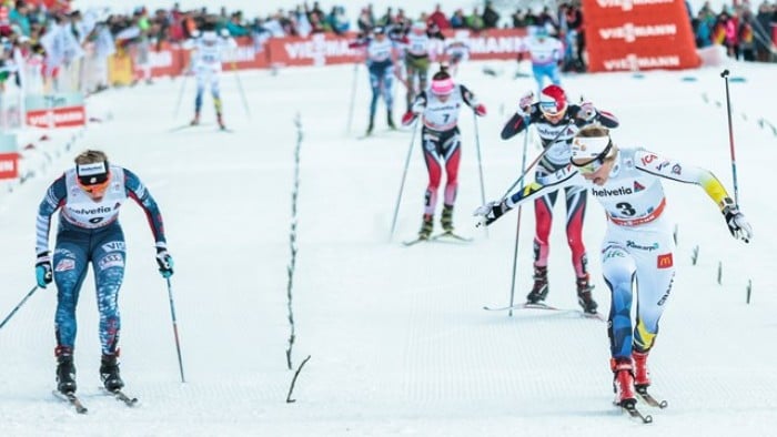 Tour de Ski, terza tappa - Skiathlon: Stina Nilsson si impone al femminile, sfortunata Oestberg