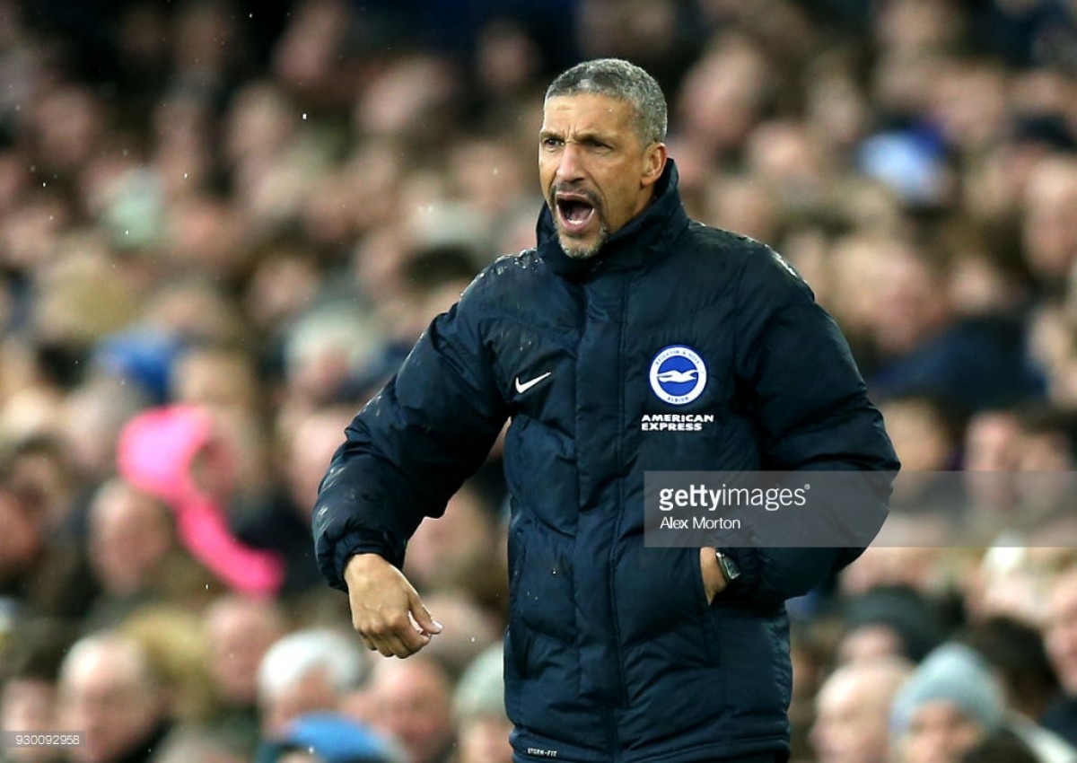 Chris Hughton says he is