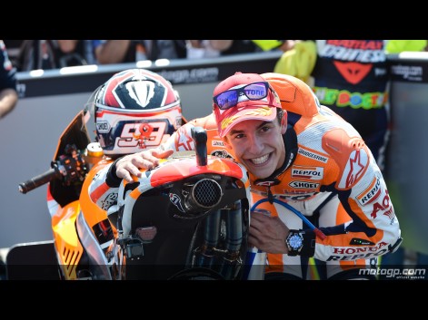 Laguna Seca : Marc Marquez s’impose, Bradl monte sur le podium.