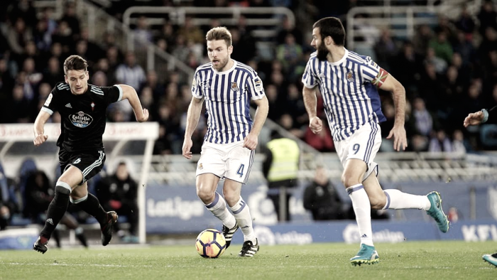 Real Sociedad vs Celta de Vigo: puntuaciones de la Real Sociedad, jornada 20 de La Liga Santander