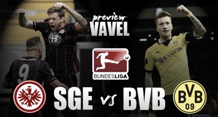 Ainda sonhando com título, Dortmund enfrenta desesperado Eintracht Frankfurt Ainda sonhando com título, Dortmund enfrenta desesperado Eintracht Frankfurt