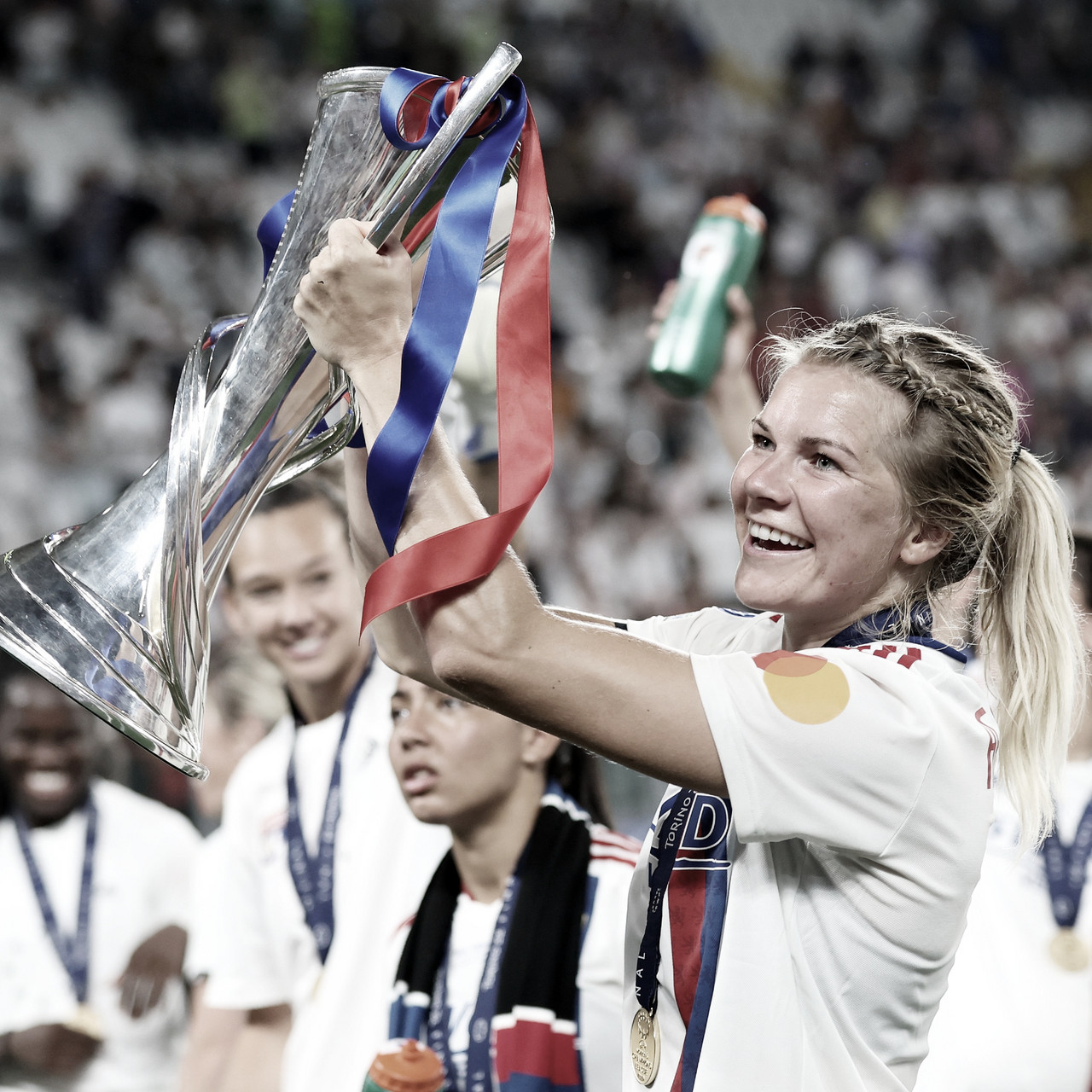 Ada Hegerberg realça oitavo título do Lyon na Champions League: "É merecido"