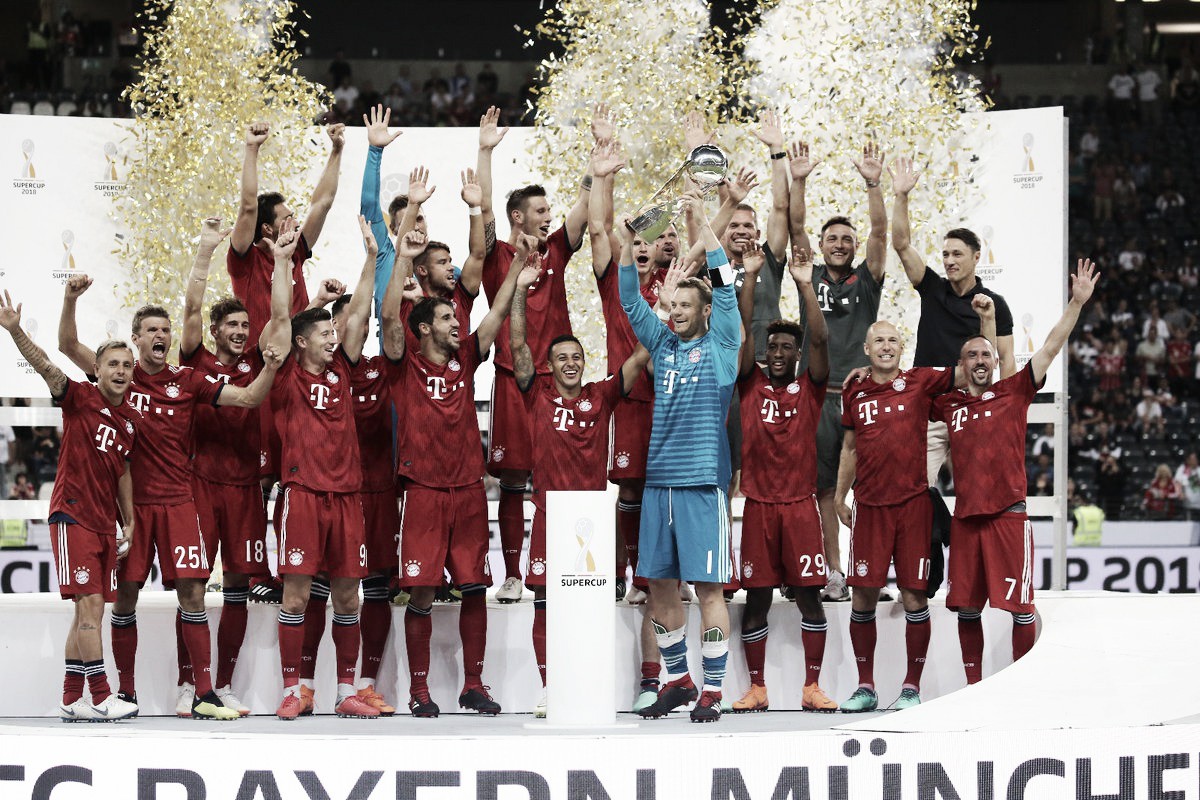 Bayern goleia Eintracht Frankfurt com três de Lewandowski e garante título da Supercopa da Alemanha