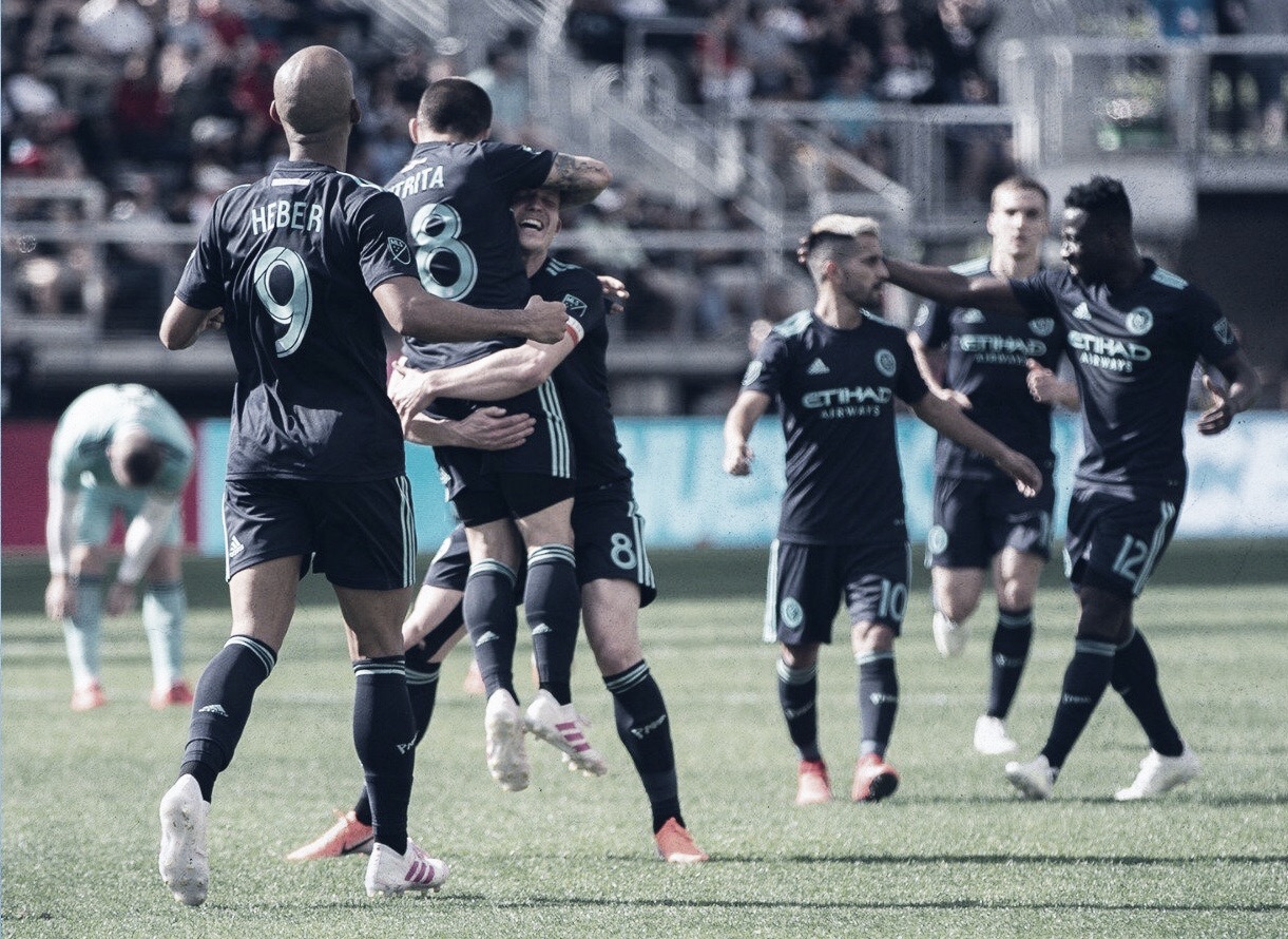 NYCFC logra una
victoria muy sólida NYCFC logra una
victoria muy sólida