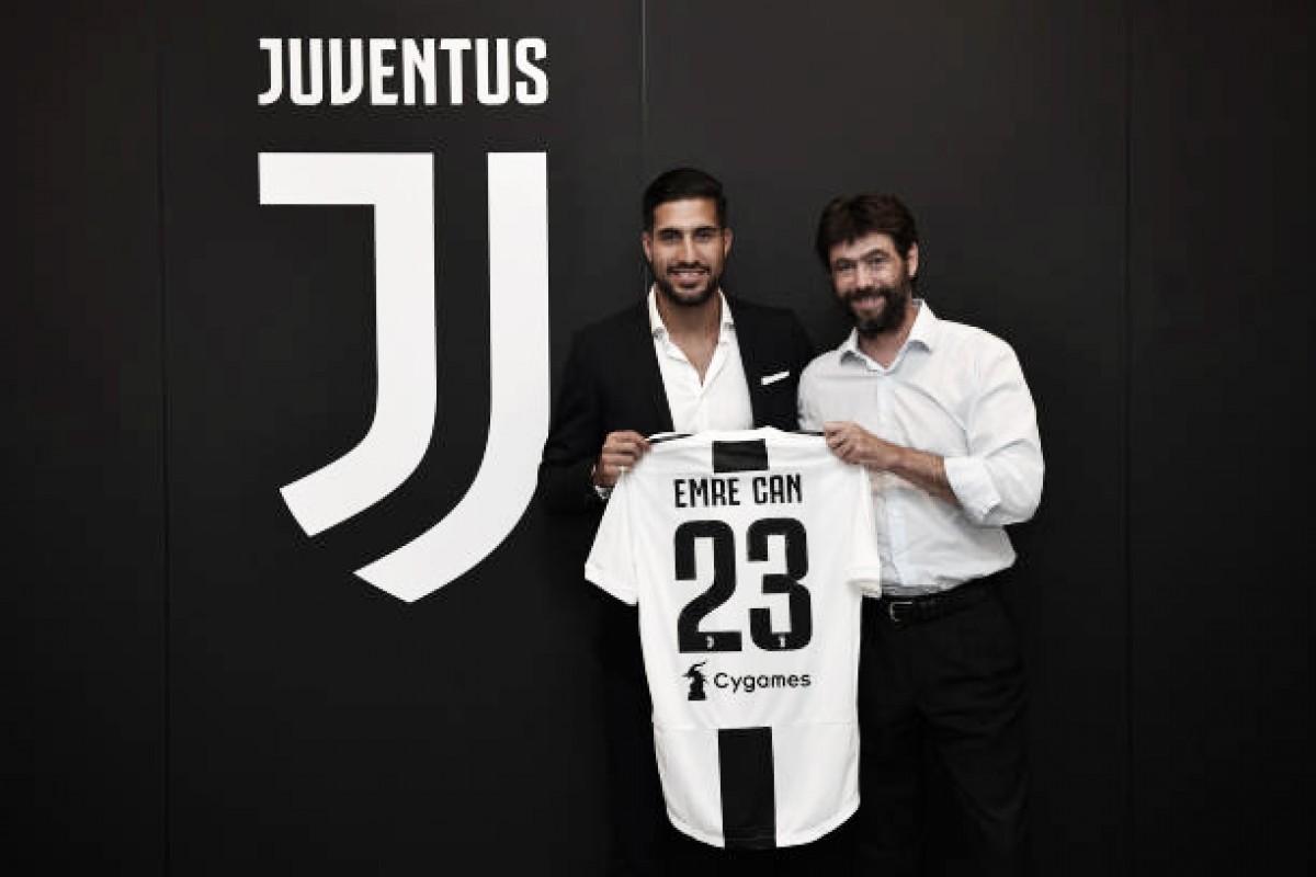 Juventus oficializa contratação de meio-campista Emre Can, ex-Liverpool