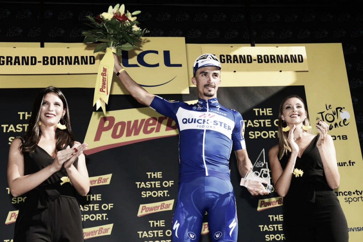 Tour de Francia, etapa 10: Julian Alaphilippe da una clase magistral en los Alpes Tour de Francia, etapa 10: Julian Alaphilippe da una clase magistral en los Alpes