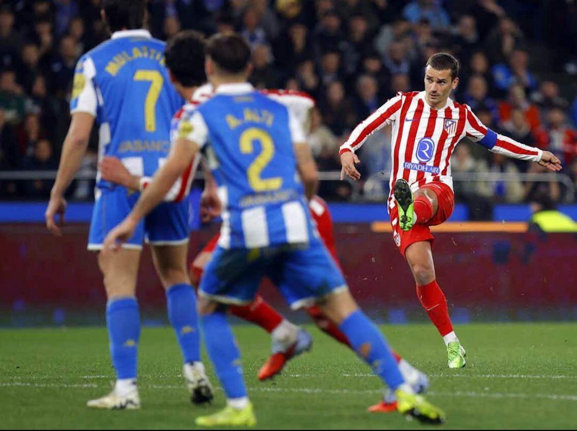 Griezmann decide e Atlético de Madrid avança às quartas da Copa do Rei Griezmann decide e Atlético de Madrid avança às quartas da Copa do Rei