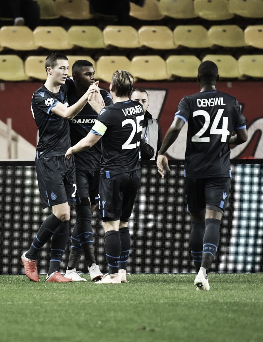 Club Brugge afunda Monaco com goleada e assegura primeira vitória na Champions League