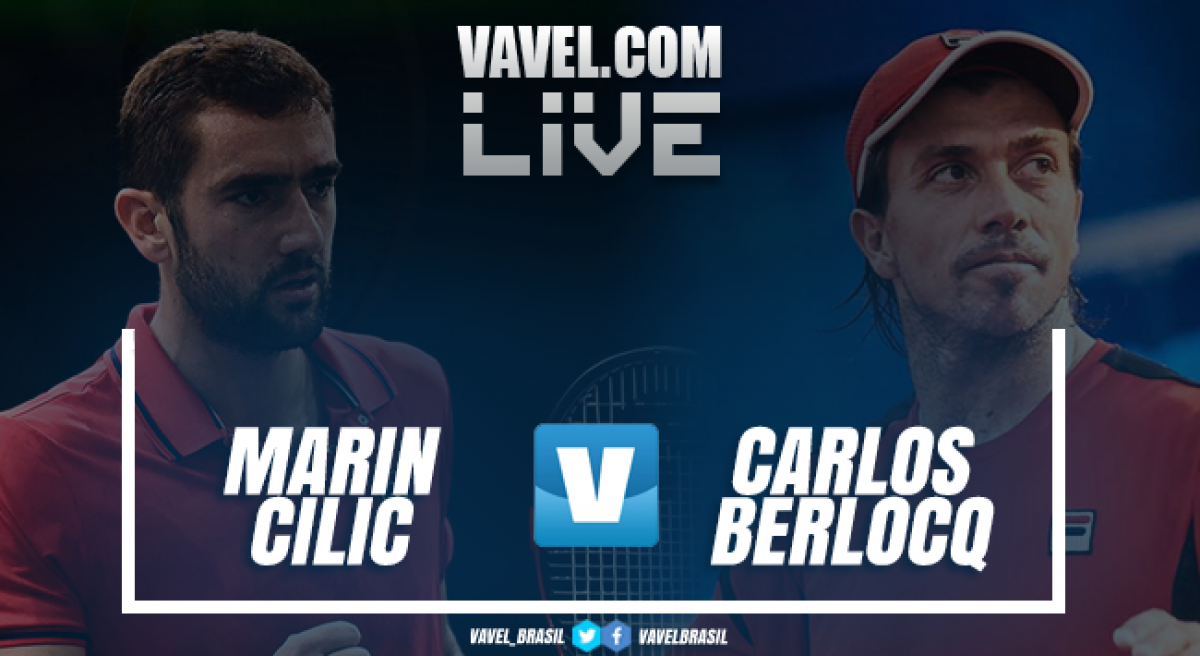 Resultado Marin Cilic vence Carlos Berlocq na estreia do Rio Open 2018 (2-0)