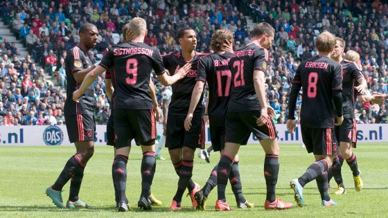 El Ajax gana sin forzar y certifica su 32ª Eredivisie