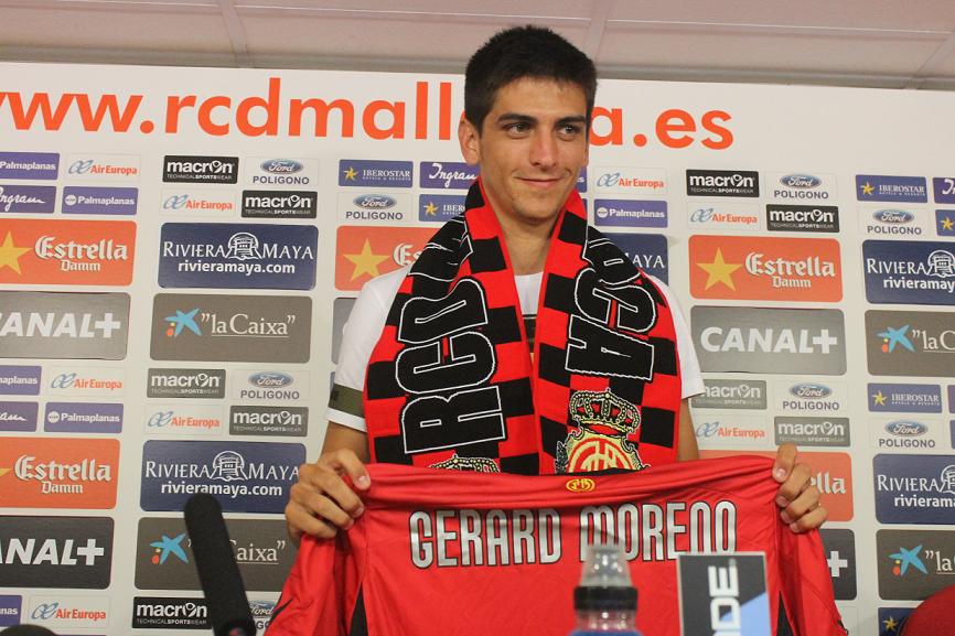 Gerard Moreno: "Vengo con el objetivo de devolver al Mallorca a Primera"
