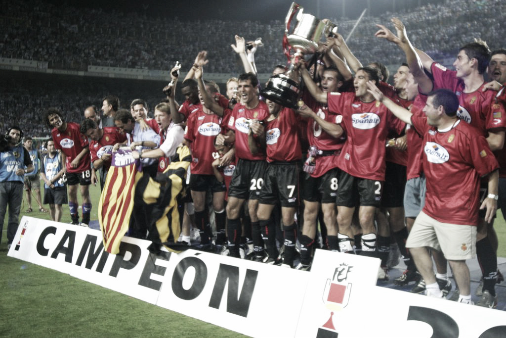 El Mallorca conmemora el décimo aniversario de la Copa del Rey