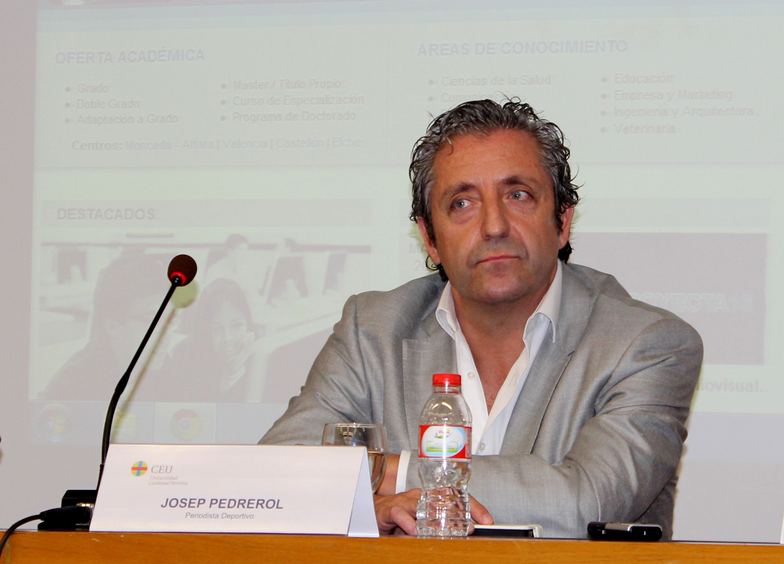 Josep Pedrerol: "No soy objetivo ni imparcial, pero sí honesto"