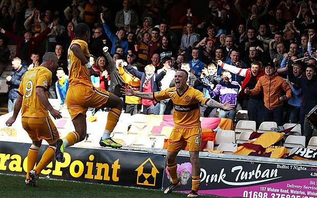 Motherwell qualify for the Champions League for the first time