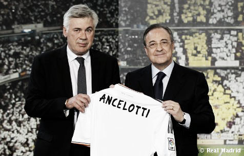 Carlo Ancelotti, presentado como nuevo entrenador del Real Madrid