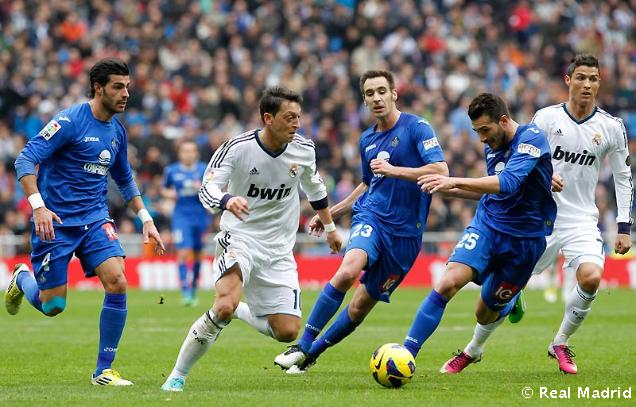 El Real Madrid aprovecha su inercia y golea al Getafe