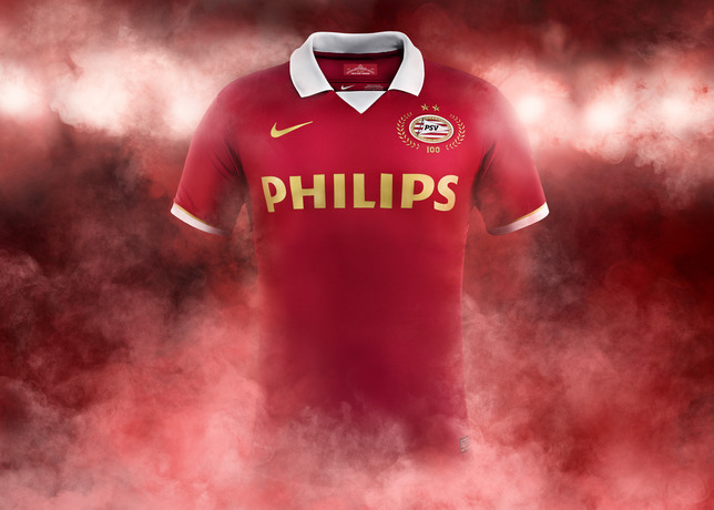 Para o centenário PSV lança camisa relembrando anos gloriosos