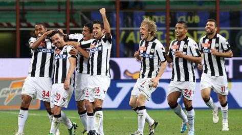Udinese goleia Inter e se garante na Europa League