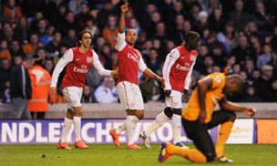 Gunners ease past sorry Wolves