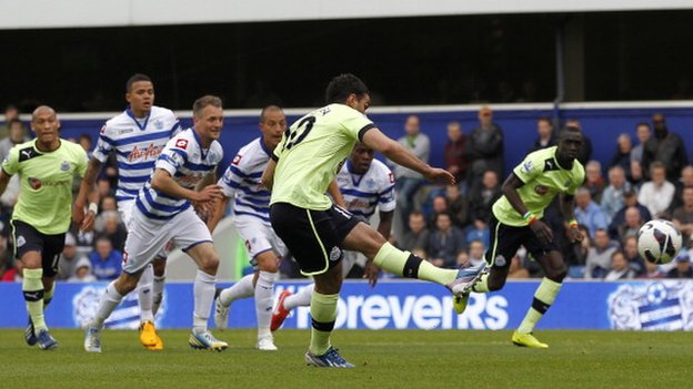 Il Newcastle è salvo: decisiva la vittoria contro il Qpr (1-2)