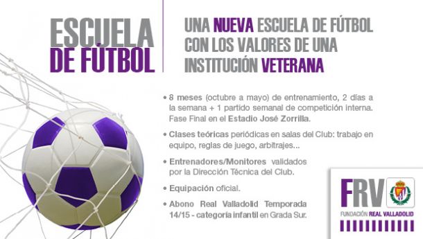 El Real Valladolid presenta el nuevo curso de su Escuela de Fútbol