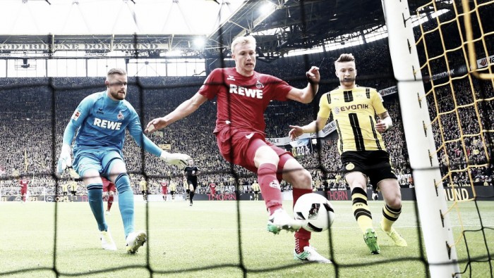 Borussia Dortmund tropeça diante do Colônia, mas assegura vaga na Champions League