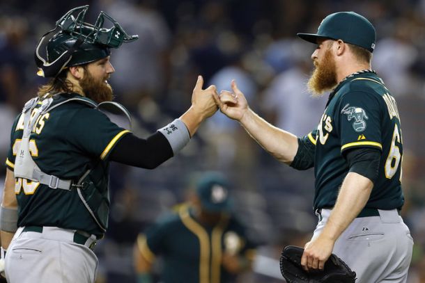 Oakland A’s Split Two Against  New York Mets