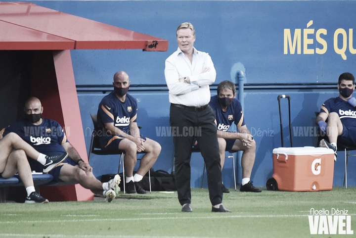 Koeman: "Estamos dándole otro aire al equipo" Koeman: "Estamos dándole otro aire al equipo"