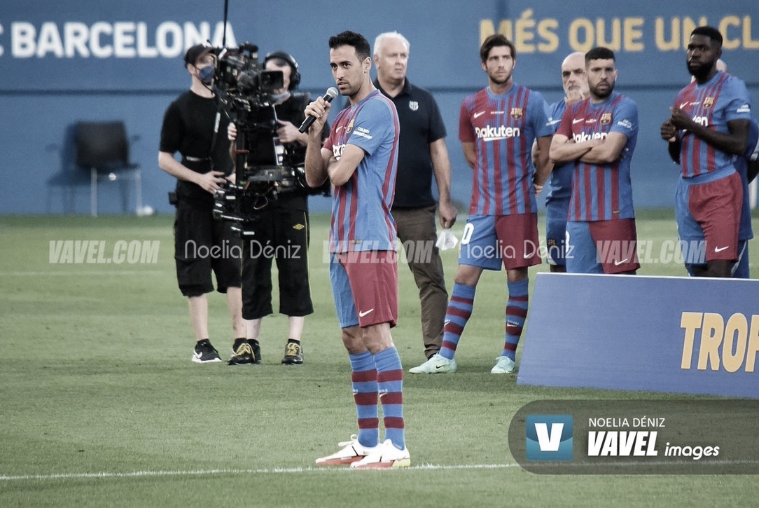 Busquets: "Cuanto menos previsibles seamos mejor" Busquets: "Cuanto menos previsibles seamos mejor"