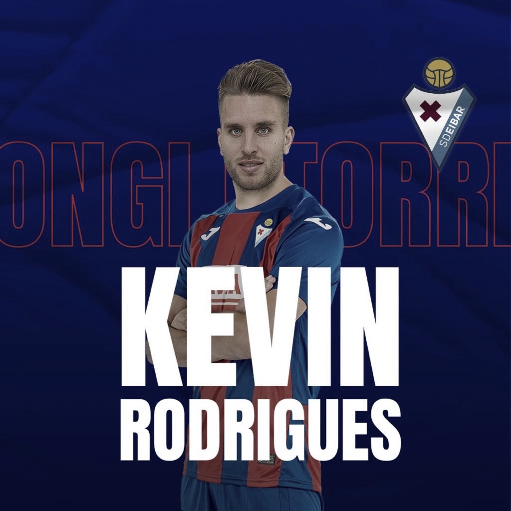 Kevin Rodrigues, refuerzo de lujo para el costado zurdo de la SD Eibar Kevin Rodrigues, refuerzo de lujo para el costado zurdo de la SD Eibar