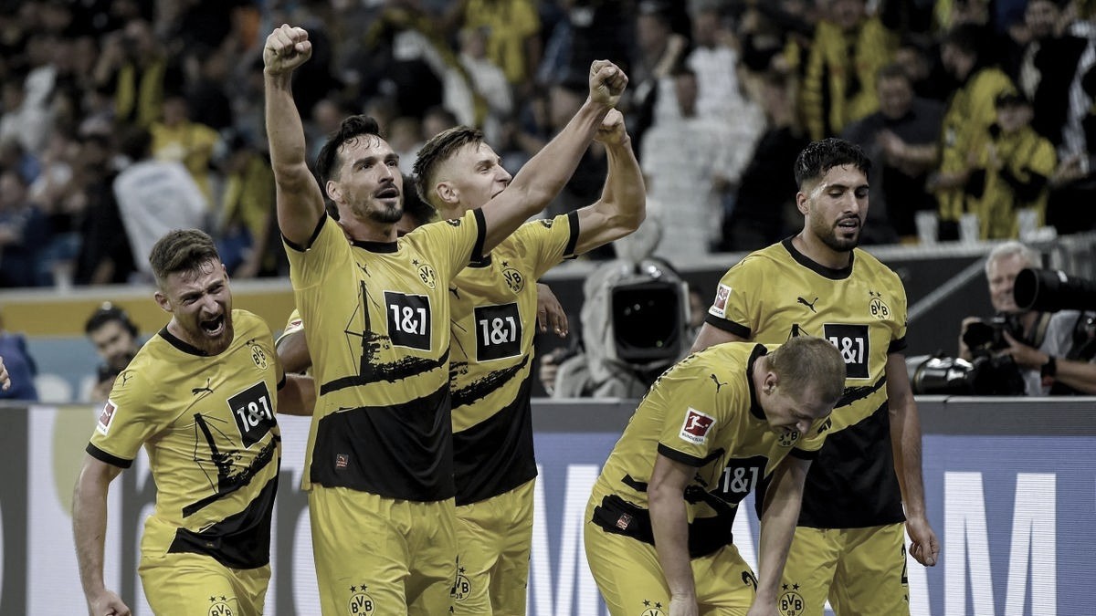 A tabela de classificação da Bundesliga após a vitória do Borussia