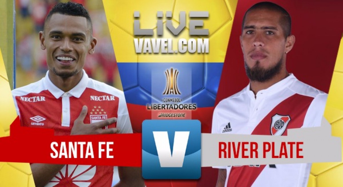 Independiente Santa Fe perdió ante River Plate y complicó su clasificación en Libertadores (0-1) Independiente Santa Fe perdió ante River Plate y complicó su clasificación en Libertadores (0-1)