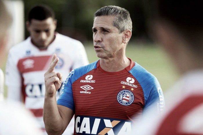 Em seu segundo treino à frente do Bahia, Jorginho testa opções para duelo contra Atlético-GO