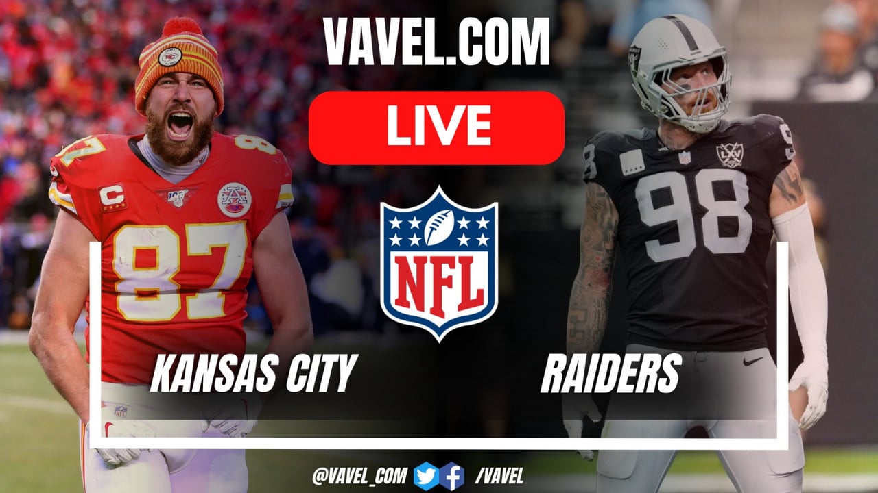 Kansas City Chiefs vs Las Vegas Raiders LIVE Score Updates, Stream Info