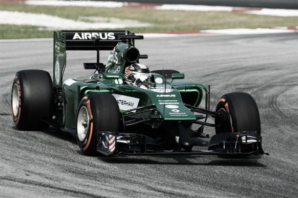 Caterham apresenta novo nariz no GP da Bélgica Caterham apresenta novo nariz no GP da Bélgica