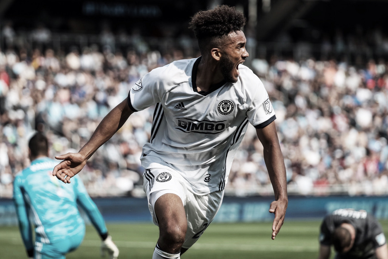 Philadelphia Union
muestra su pegada Philadelphia Union
muestra su pegada