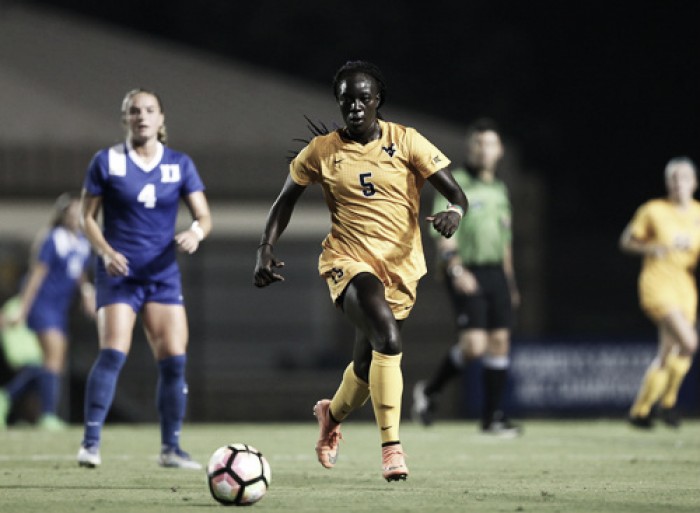 VAVEL USA Exclusive: West Virginia attacking threat Michaela Abam fired up for next season