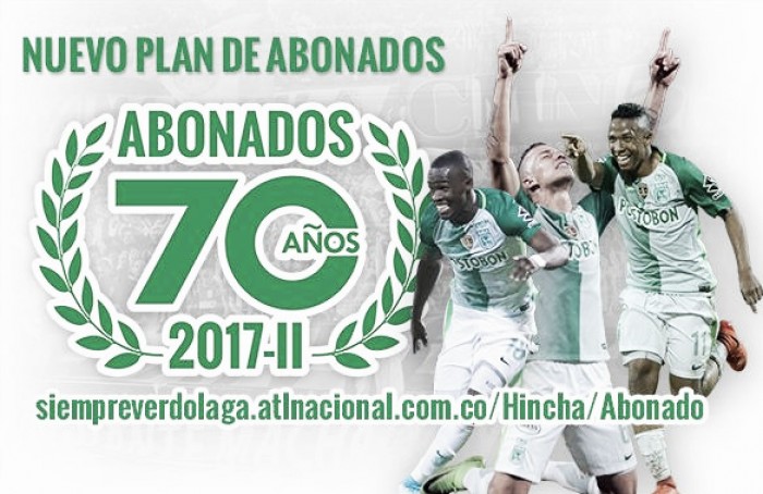 Atlético Nacional lanzó su plan de abonos para el 2017-II