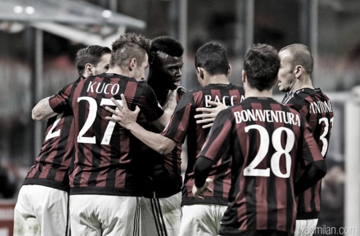 Milan 2-1 Carpi: Rossoneri scrape semi-final spot