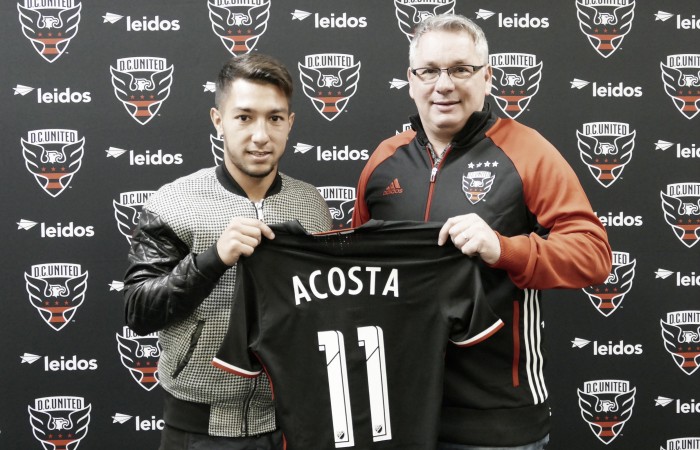 DC United firma permanentemente a Luciano Acosta