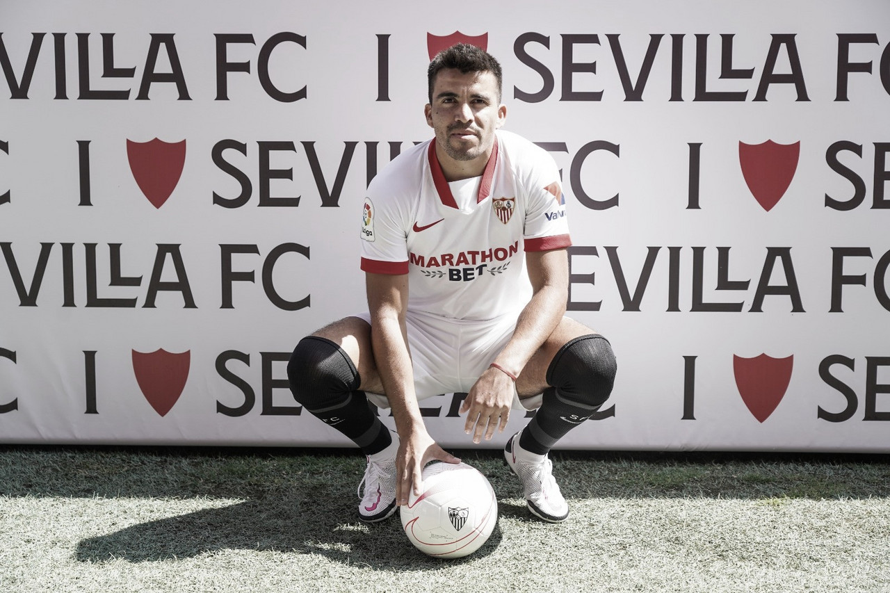 Marcos Acuña: “Venir al Sevilla es un cambio muy grande y quiero hacer lo máximo posible” Marcos Acuña: “Venir al Sevilla es un cambio muy grande y quiero hacer lo máximo posible”