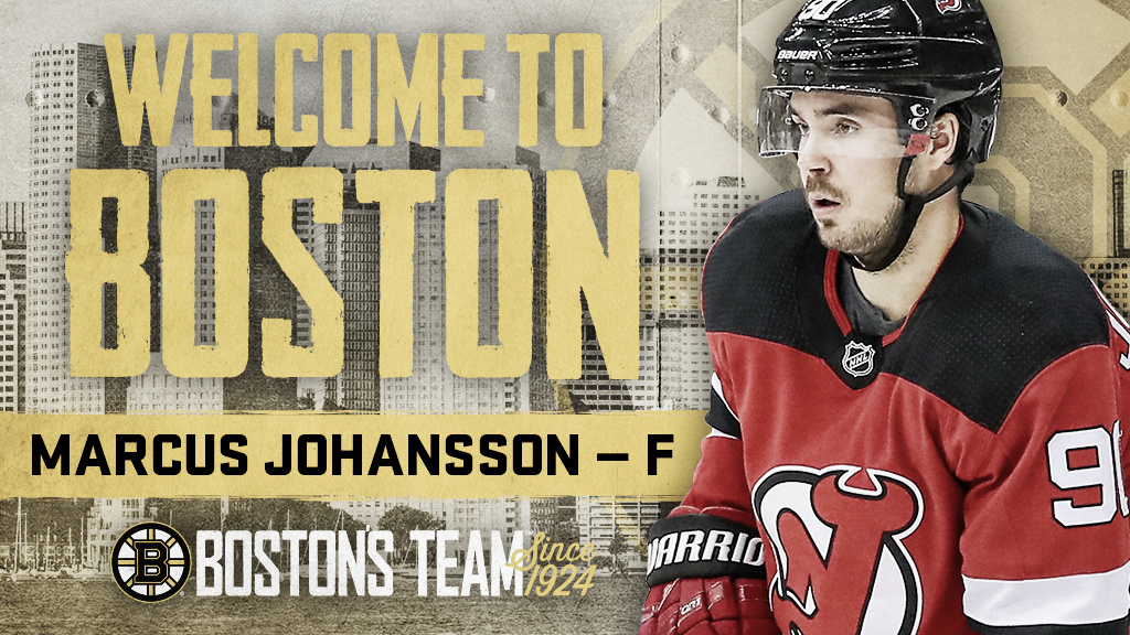 Boston se refuerza con Johansson mientras Pastrnak continuará de baja