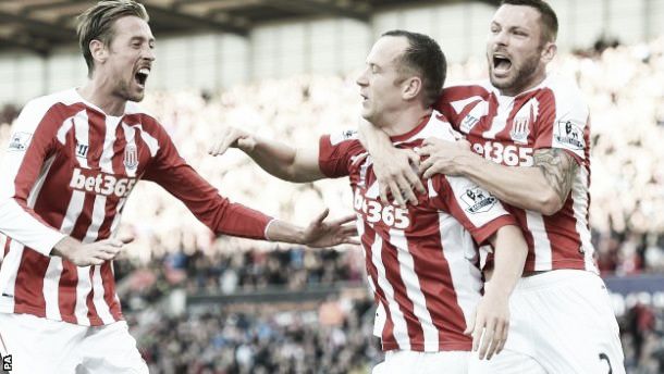 Stoke City 2-1 Swansea City: A tale of two penalties as Stoke get comeback victory