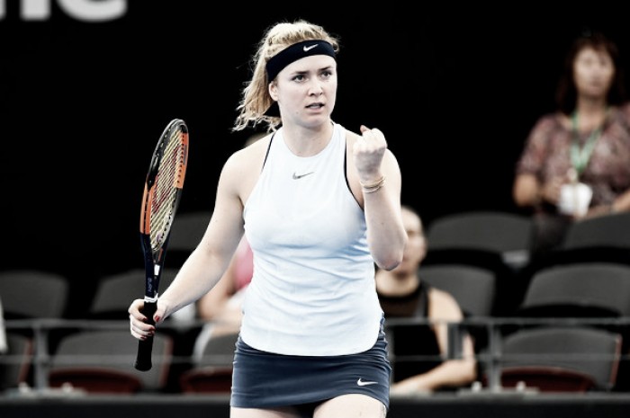 Svitolina consigue su primera victoria del año ante Carla Suárez