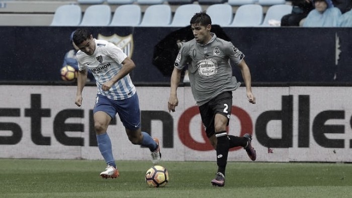Resumen Málaga - Deportivo  en La Liga 2017 (3-2)