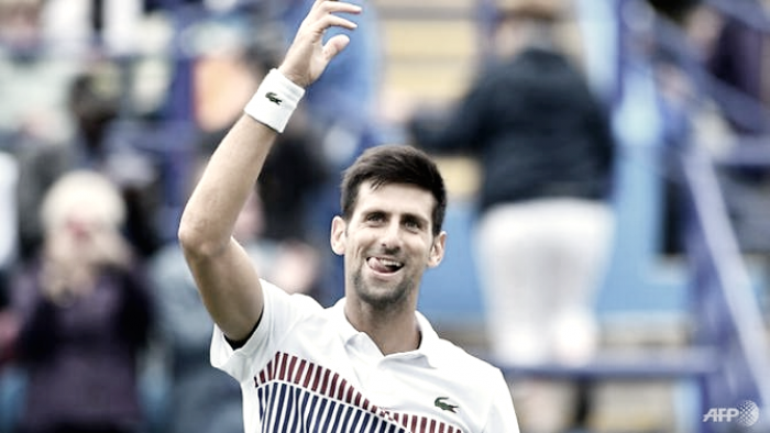 Djokovic bate Monfils, é campeão em Eastbourne e se fortalece para Wimbledon